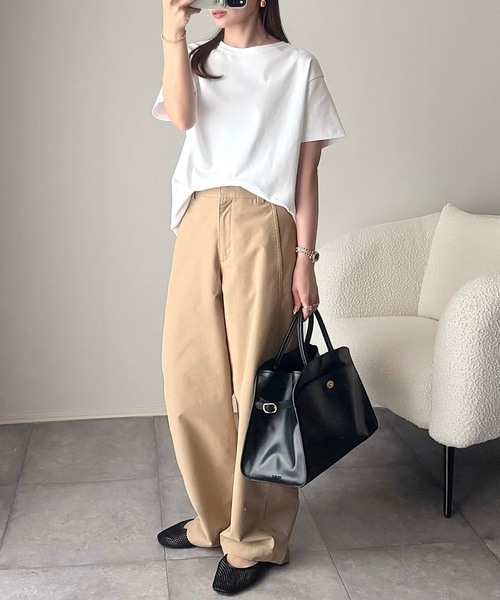 シルクタッチスムースTシャツ Emma Taylor│STYLEDOOR スタイルドア