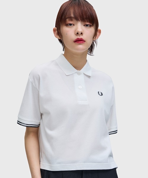 Sheer Tipped Polo Shirt／シアーティップラインポロシャツ