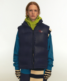 TEKET（テケット）の「Dot-com Down Vest Navy（ダウンベスト）」