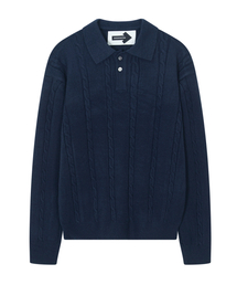 ツイストニット ネイビー (navy)