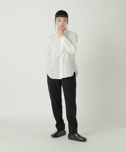 ZUCCa(ズッカ)の「BOUCLE JERSEY / パンツ(その他パンツ・レディース・ブラウン/ブラック/オフホワイト・M size)」の6枚目の写真