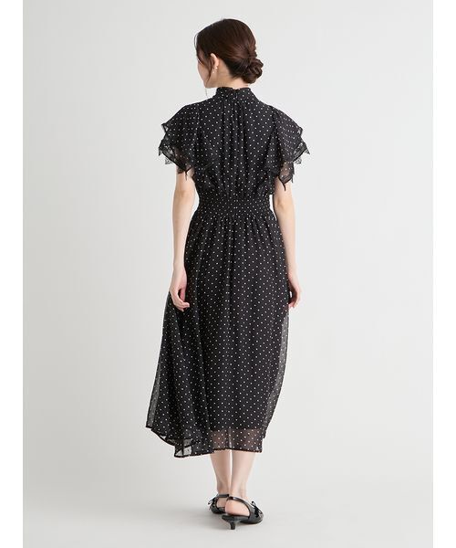 CELFORD（セルフォード）の「【洗える】ハートドットプリントワンピース（ワンピース・レディース・アイボリー/ブラック/レッド・36/38）」の7枚目の写真