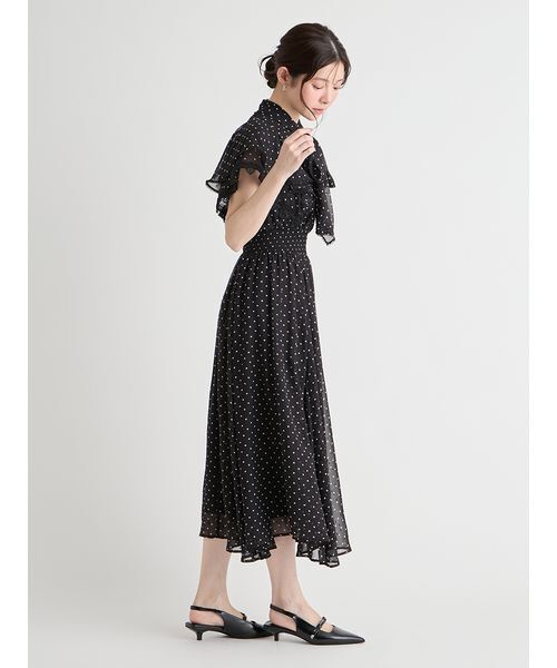 CELFORD（セルフォード）の「【洗える】ハートドットプリントワンピース（ワンピース・レディース・アイボリー/ブラック/レッド・36/38）」の8枚目の写真