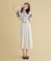CELFORD | 【洗える】ハートドットプリントワンピース(ワンピース)