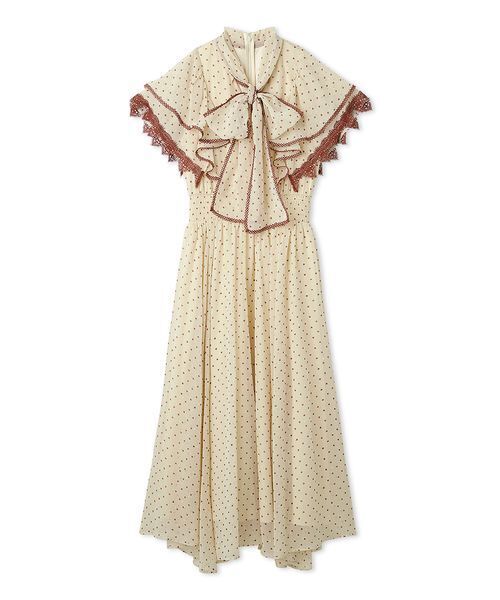 CELFORD（セルフォード）の「【洗える】ハートドットプリントワンピース（ワンピース・レディース・アイボリー/ブラック/レッド・36/38）」の19枚目の写真