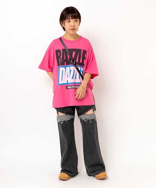 RNA(アールエヌエー)の「R4434 ガーターベルトフレアパンツ(デニムパンツ・レディース・ブルー/ブラック・MEDIUM)」の19枚目の写真