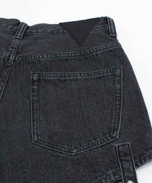 RNA(アールエヌエー)の「R4434 ガーターベルトフレアパンツ(デニムパンツ・レディース・ブルー/ブラック・MEDIUM)」の8枚目の写真