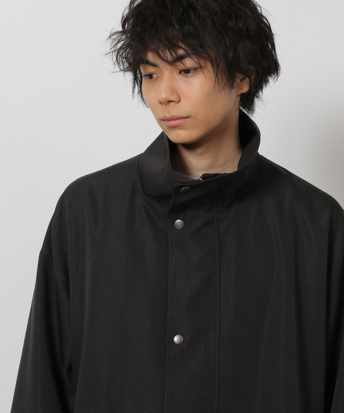 LAKOLE（ラコレ）の「＜セットアップ可＞ツイルスタンドブルゾン / 638227（ブルゾン・メンズ・ブラック/ネイビー/ベージュ・LARGE/MEDIUM）」の7枚目の写真