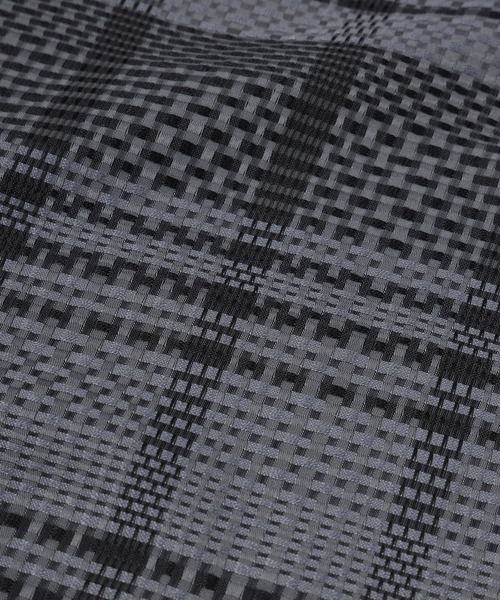 CULLNI(クルニ)の「Sheer Tile Check Chin Tab Shirt(シャツ/ブラウス・メンズ・ネイビー/ブラック/グレー/オフホワイト・1/0/2)」の21枚目の写真