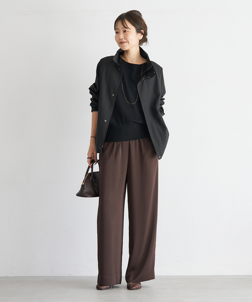 plage（プラージュ）の「TRADITIONAL WEATHERWEAR 別注 ブルゾン（その他アウター・レディース・ベージュ/ブラック・FREE）」の3枚目の写真