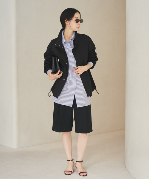 plage（プラージュ）の「TRADITIONAL WEATHERWEAR 別注 ブルゾン（その他アウター・レディース・ベージュ/ブラック・FREE）」の4枚目の写真