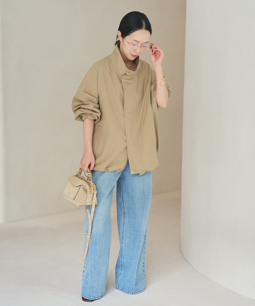 plage（プラージュ）の「TRADITIONAL WEATHERWEAR 別注 ブルゾン（その他アウター・レディース・ベージュ/ブラック・FREE）」の7枚目の写真