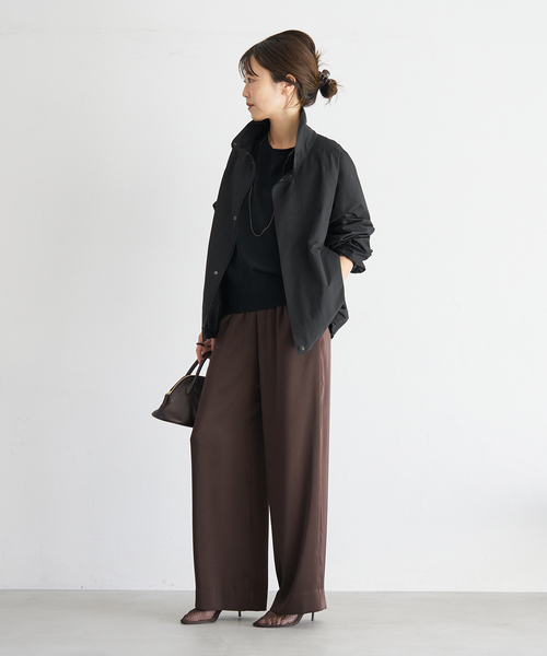 plage（プラージュ）の「TRADITIONAL WEATHERWEAR 別注 ブルゾン（その他アウター・レディース・ベージュ/ブラック・FREE）」の9枚目の写真