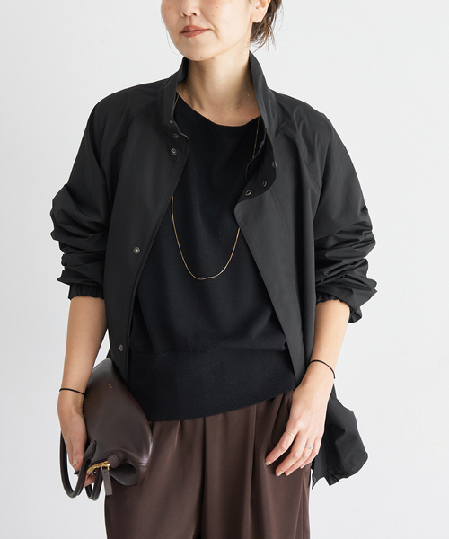 plage（プラージュ）の「TRADITIONAL WEATHERWEAR 別注 ブルゾン（その他アウター・レディース・ベージュ/ブラック・FREE）」の11枚目の写真