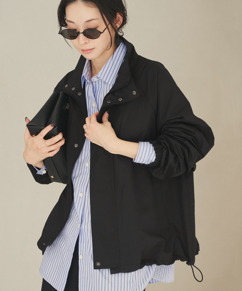 plage（プラージュ）の「TRADITIONAL WEATHERWEAR 別注 ブルゾン（その他アウター・レディース・ベージュ/ブラック・FREE）」の18枚目の写真