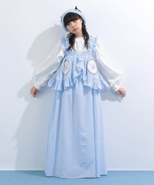 mmts（マミタス）の「ヒグチユウコ×mmts / 猫10匹 総柄 ワンピース