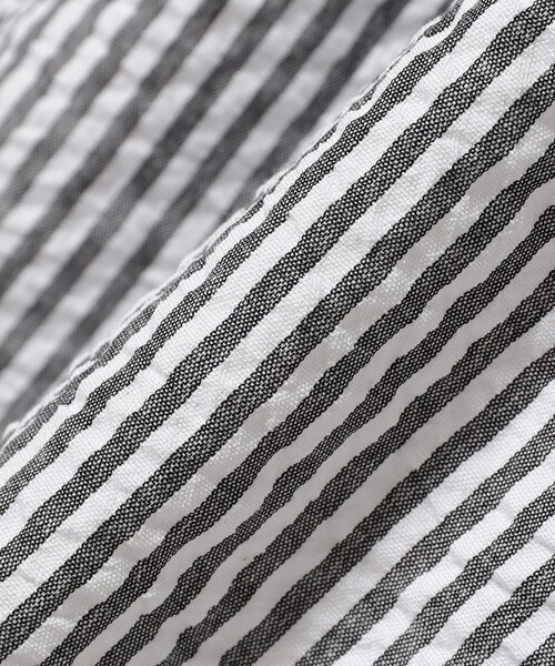 mmts（マミタス）の「ストライプ ルビー フリル キャミワンピース（ワンピース・レディース・ブラック/サックスブルー・MEDIUM/SMALL）」の12枚目の写真