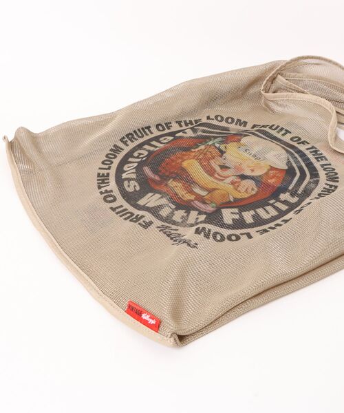 FRUIT OF THE LOOM(フルーツオブザルーム)の「VINTAGE Kellogg’s mesh eco bag / ケロッグコラボ レトロデザイン メッシュ素材 エコバッグ(ハンドバッグ・メンズ・サックスブルー/ブラック/オレンジ・FREE)」の7枚目の写真