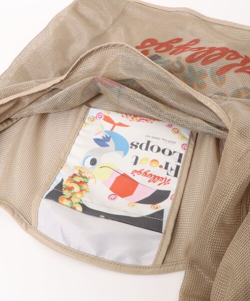 FRUIT OF THE LOOM(フルーツオブザルーム)の「VINTAGE Kellogg’s mesh eco bag / ケロッグコラボ レトロデザイン メッシュ素材 エコバッグ(ハンドバッグ・メンズ・サックスブルー/ブラック/オレンジ・FREE)」の4枚目の写真