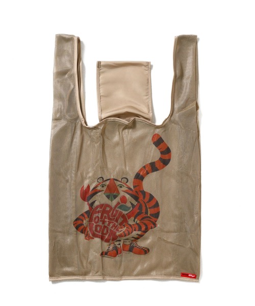 FRUIT OF THE LOOM(フルーツオブザルーム)の「VINTAGE Kellogg’s mesh eco bag / ケロッグコラボ レトロデザイン メッシュ素材 エコバッグ(ハンドバッグ・メンズ・サックスブルー/ブラック/オレンジ・FREE)」の11枚目の写真