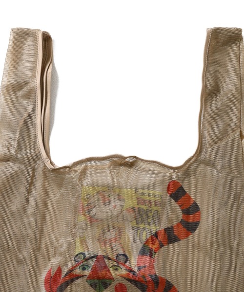 FRUIT OF THE LOOM(フルーツオブザルーム)の「VINTAGE Kellogg’s mesh eco bag / ケロッグコラボ レトロデザイン メッシュ素材 エコバッグ(ハンドバッグ・メンズ・サックスブルー/ブラック/オレンジ・FREE)」の17枚目の写真