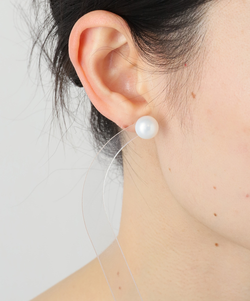 La TOTALITE（ラトータリテ）の「STELLAR HOLLYWOOD/ステラハリウッド アシンメトリーフープピアス（ピアス（両耳用）・レディース・ゴールド・FREE）」の12枚目の写真