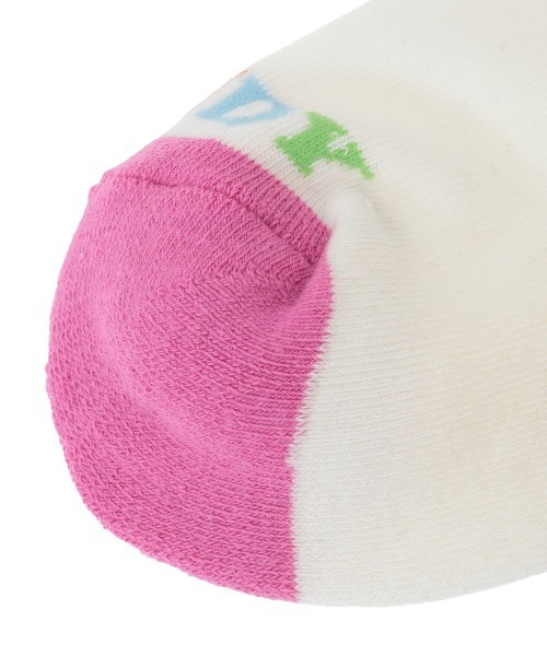 Candy Stripper(キャンディストリッパー)の「【U・SA・HA・NA】EMBROIDERY RIB ソックス(ソックス/靴下・レディース・ピンク/ブラック/オフホワイト・FREE)」の8枚目の写真
