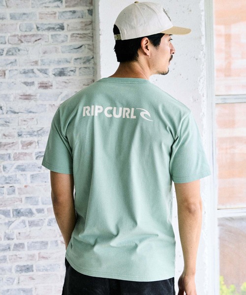 rip curl(リップカール)の「RIP CURL/リップカール メンズ 半袖 Tシャツ BLADE LOGO SS TEE RCM6S-2107(Tシャツ/カットソー・メンズ・ホワイト/スミクロ/ピンク/アーミー・XL/M/L)」の3枚目の写真
