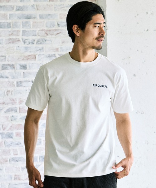rip curl(リップカール)の「RIP CURL/リップカール メンズ 半袖 Tシャツ BLADE LOGO SS TEE RCM6S-2107(Tシャツ/カットソー・メンズ・ホワイト/スミクロ/ピンク/アーミー・XL/M/L)」の16枚目の写真