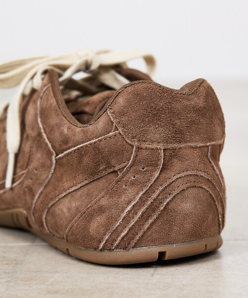 MOHI（モヒ）の「【MOHI/モヒ】スウェードスニーカー（スニーカー・レディース・ベージュ/ブラウン・35/39/37）」の13枚目の写真