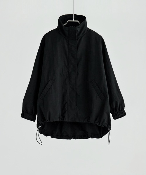 etoll.（エトル）の「ナイロンスタンドカラーブルゾン（ブルゾン・レディース・ブラック/アイボリー・M）」の18枚目の写真