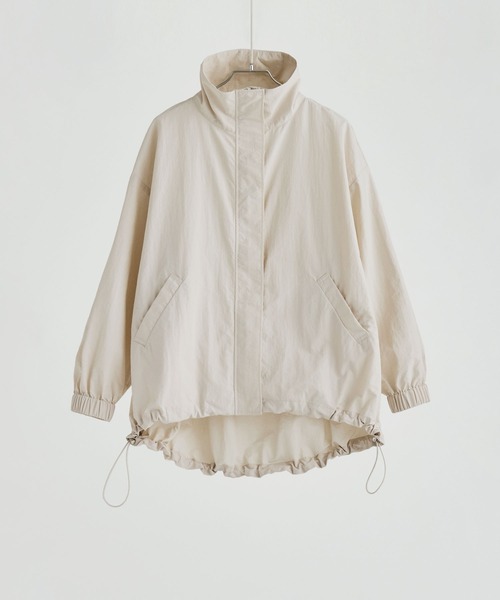 etoll.（エトル）の「ナイロンスタンドカラーブルゾン（ブルゾン・レディース・ブラック/アイボリー・M）」の19枚目の写真