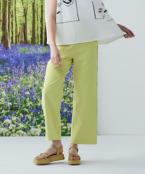 STUDIO PICONE(スタジオピッコーネ)の「サイドステッチUV速乾ワイドパンツ(その他パンツ・レディース・グレー/ベージュ/ライトグリーン/ホワイト・M/L/LL)」の1枚目の写真
