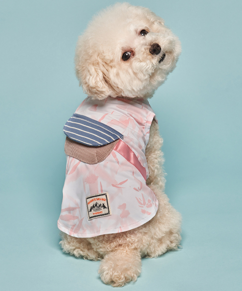 犬用夏服 クーリングポケットクールパックT ピンク（ペットウェア