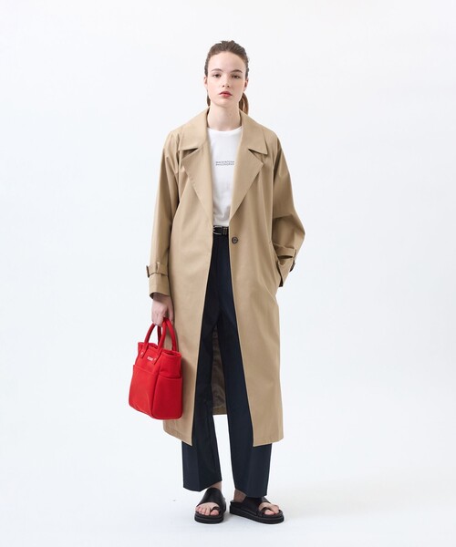 MACKINTOSH PHILOSOPHY(マッキントッシュ フィロソフィー)の「【WEB&一部店舗限定】【AIRDRIE(エイドリー)】コットンギャバジン(トレンチコート・レディース・ダークネイビー/ベージュ・38/36)」の4枚目の写真