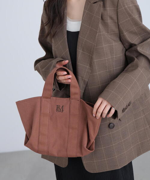 FREE'S MART（フリーズマート）の「ロゴトートバッグ（トートバッグ・レディース・ブラウン/ワンウォッシュ/グレー系その他・ﾌﾘ-）」の2枚目の写真