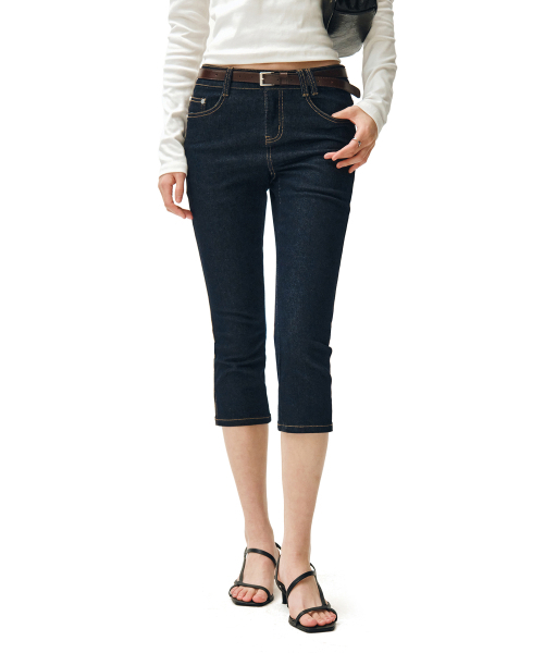 DECET WOMEN(デケット ウーマン)の「Low Rise Capri Jeans DCWPT023CPINDIGO(その他パンツ・レディース・その他・X-SMALL/SMALL/MEDIUM/LARGE)」の4枚目の写真