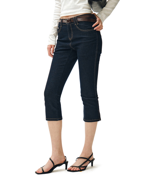 DECET WOMEN(デケット ウーマン)の「Low Rise Capri Jeans DCWPT023CPINDIGO(その他パンツ・レディース・その他・X-SMALL/SMALL/MEDIUM/LARGE)」の3枚目の写真