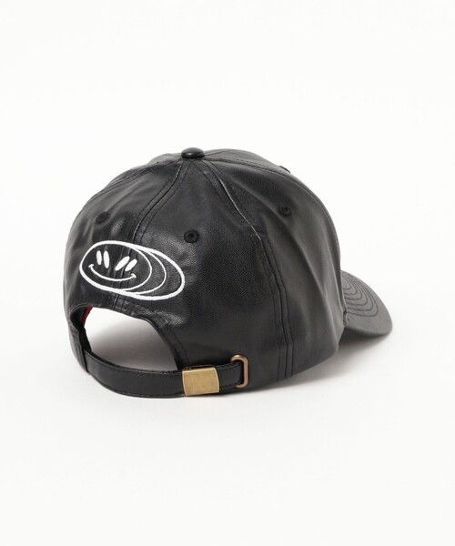 BEAMS T(ビームスティー)の「SauRas Being / A-Cheat Leather 6PCAP(キャップ・メンズ・ブラック・ONE SIZE)」の3枚目の写真