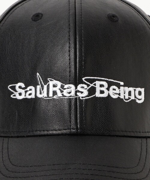BEAMS T(ビームスティー)の「SauRas Being / A-Cheat Leather 6PCAP(キャップ・メンズ・ブラック・ONE SIZE)」の4枚目の写真