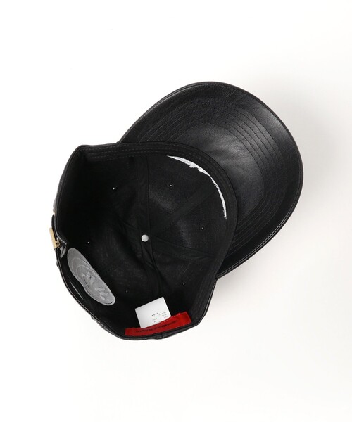 BEAMS T(ビームスティー)の「SauRas Being / A-Cheat Leather 6PCAP(キャップ・メンズ・ブラック・ONE SIZE)」の5枚目の写真