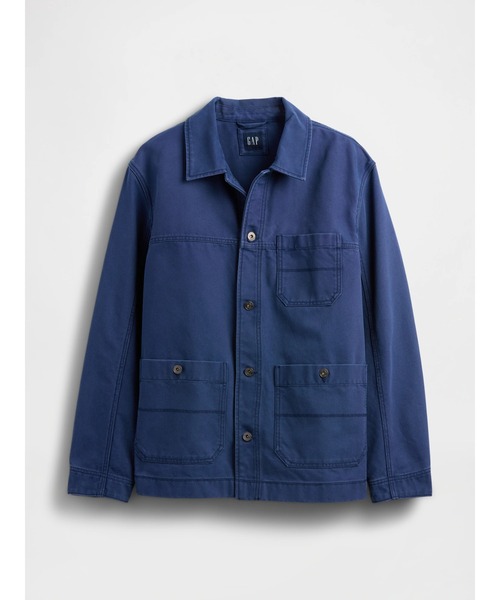 GAP(ギャップ)の「キャンバス チョアジャケット(カバーオール・メンズ・ブルー・XS/S/M/L/XL)」の3枚目の写真