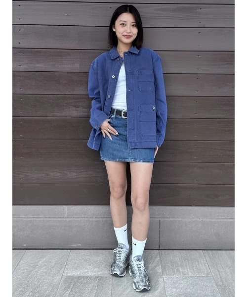 GAP(ギャップ)の「キャンバス チョアジャケット(カバーオール・メンズ・ブルー・XS/S/M/L/XL)」の6枚目の写真