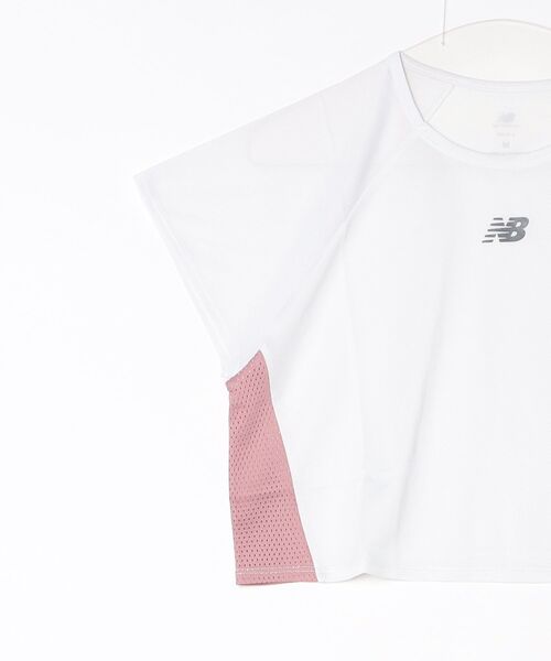 NEW BALANCE(ニューバランス)の「ファストデイズTシャツ(Tシャツ/カットソー・レディース・ホワイト/ネイビー・SMALL/MEDIUM/LARGE/X-LARGE)」の14枚目の写真