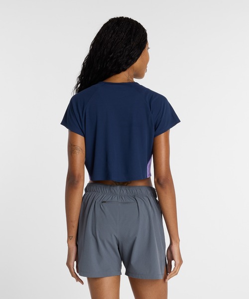 NEW BALANCE(ニューバランス)の「ファストデイズTシャツ(Tシャツ/カットソー・レディース・ホワイト/ネイビー・SMALL/MEDIUM/LARGE/X-LARGE)」の9枚目の写真
