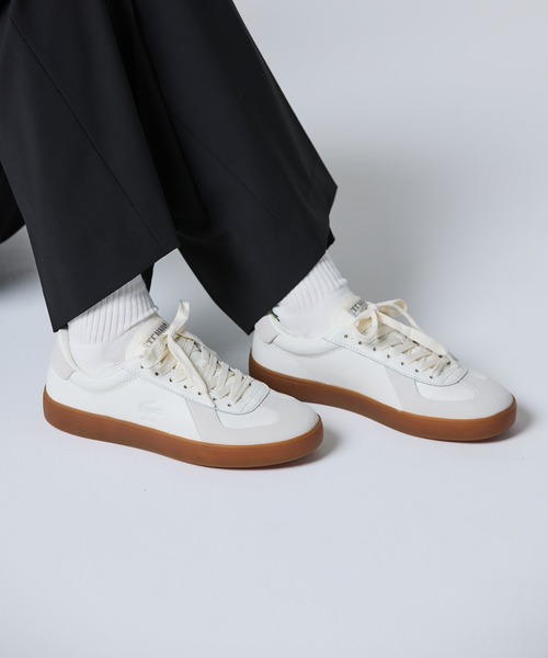LACOSTE(ラコステ)の「レディース BASESHOT PRO 126 5 SFA クラシックコートスニーカー(スニーカー・レディース・オフホワイト/レッド・23.5cm/22.5cm/25.5cm/24.0cm/24.5cm/23.0cm)」の20枚目の写真