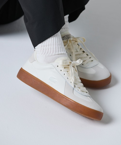 LACOSTE(ラコステ)の「レディース BASESHOT PRO 126 5 SFA クラシックコートスニーカー(スニーカー・レディース・オフホワイト/レッド・23.5cm/22.5cm/25.5cm/24.0cm/24.5cm/23.0cm)」の21枚目の写真