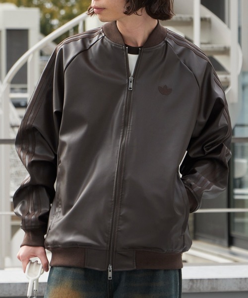 adidas/アディダス SST PLEATHER フェイクレザー ジャケット 2026年春