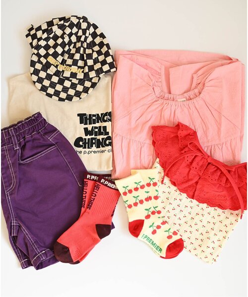 p.premier(ピードットプルミエ)の「SHIRO-KUROグラフィックTシャツ(Tシャツ/カットソー・キッズ・ブラック/アイボリー・80/90/100/110/120/130/140)」の16枚目の写真