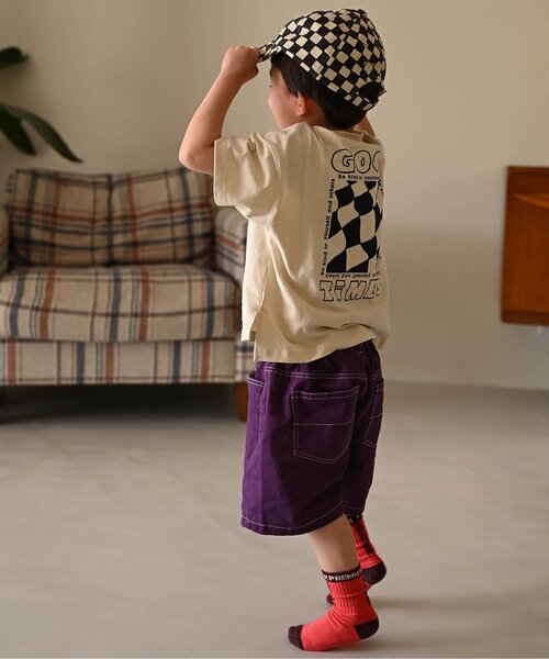 p.premier(ピードットプルミエ)の「SHIRO-KUROグラフィックTシャツ(Tシャツ/カットソー・キッズ・ブラック/アイボリー・80/90/100/110/120/130/140)」の13枚目の写真